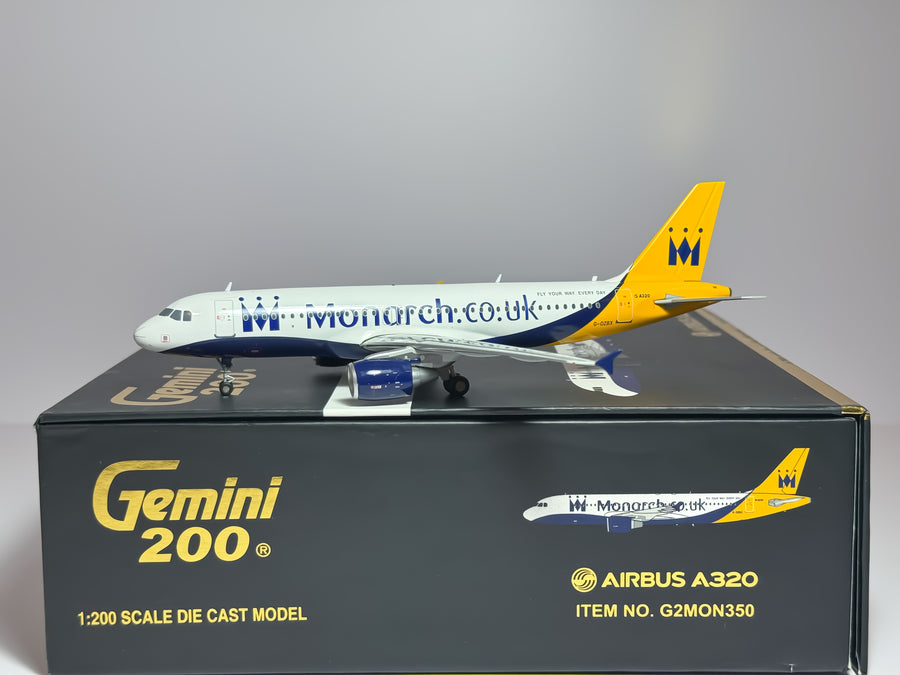 Monarch Airbus A320 1:200 Gemini Jets G-OZBX (G2MON350)