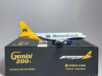 Monarch Airbus A320 1:200 Gemini Jets G-OZBX (G2MON350)
