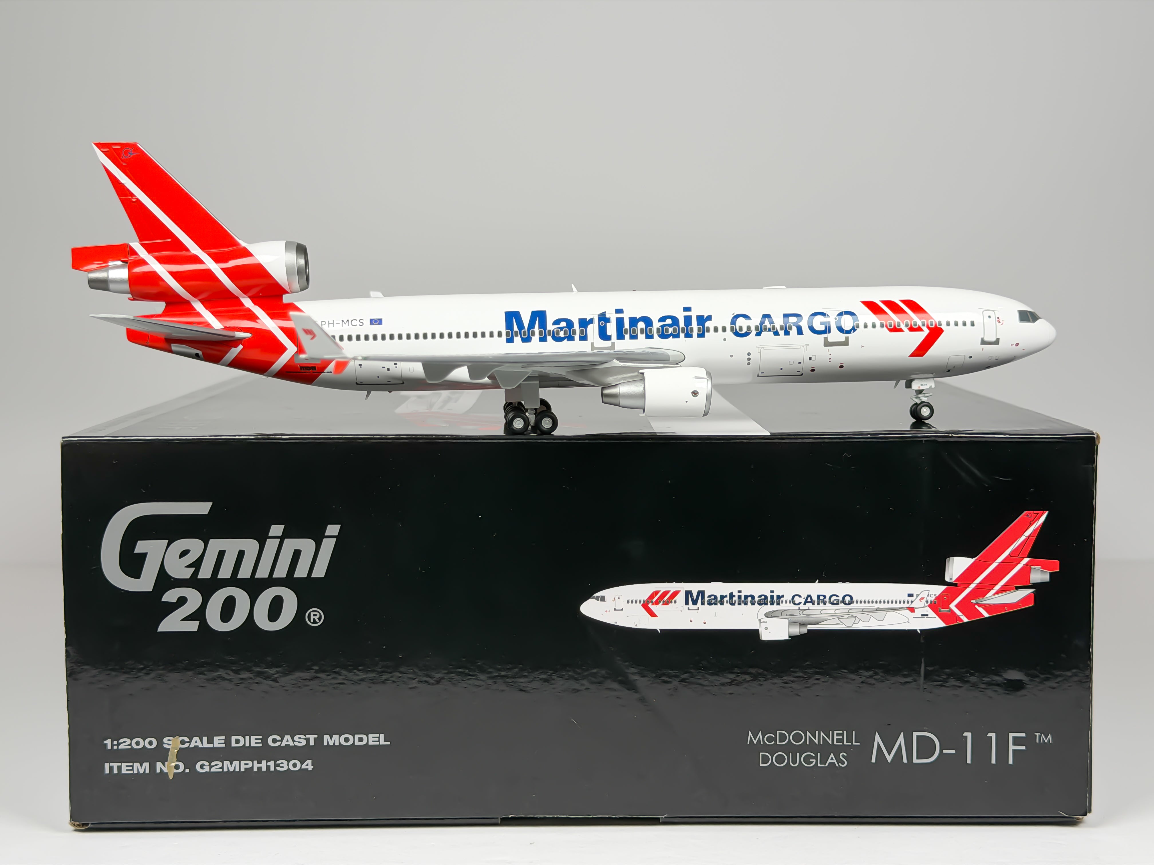 Martinair Cargo McDonnell Douglas MD-11F 1:200 Gemini Jets PH-MCS (G2MPH1304)