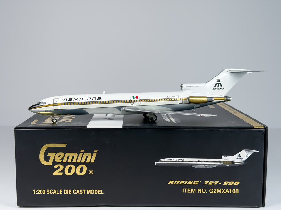 Mexicana Boeing 727-200 1:200 Gemini Jets XA-MEZ (G2MXA108)