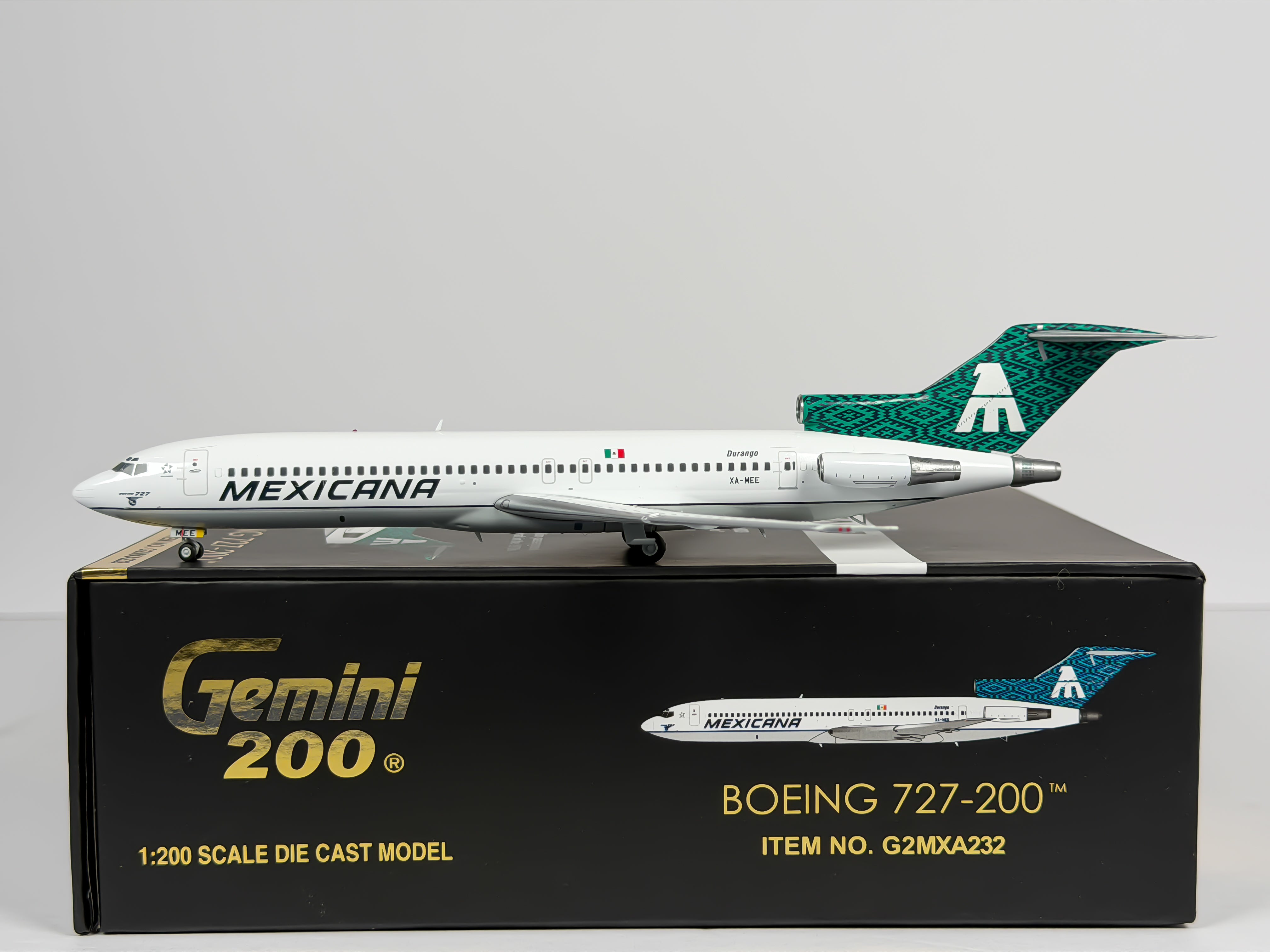 Mexicana Boeing 727-200 1:200 Gemini Jets XA-MEE (G2MXA232)