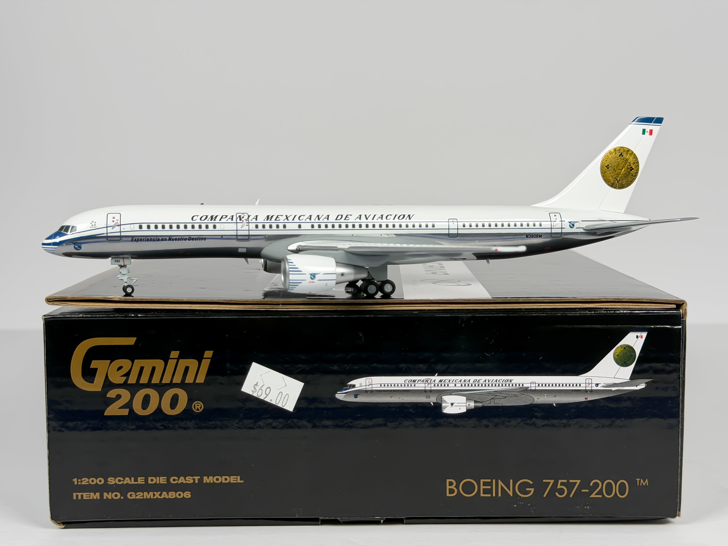 Mexicana Boeing 757-200 1:200 Gemini Jets N380RM (G2MXA806)