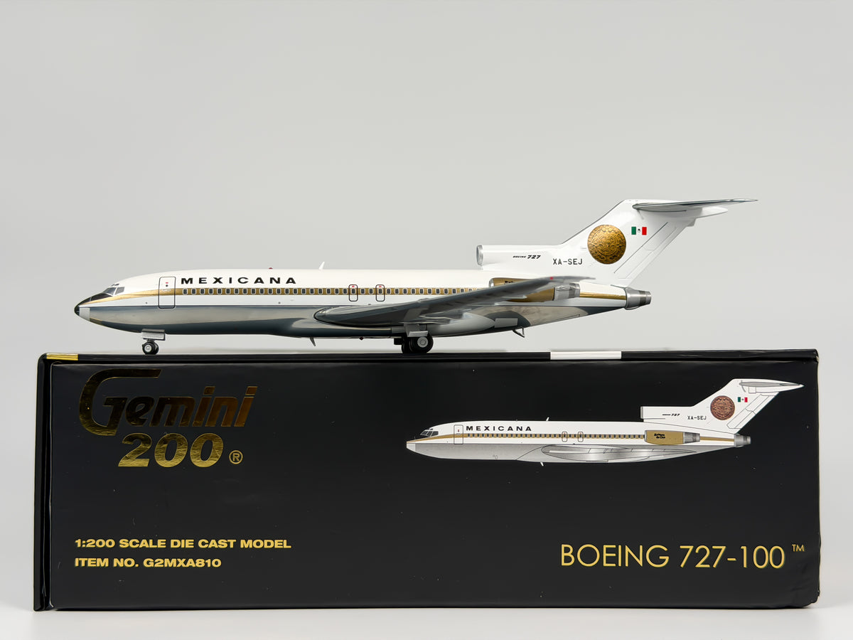 Mexicana Boeing 727-100 1:200 Gemini Jets XA-SEJ (G2MXA810)