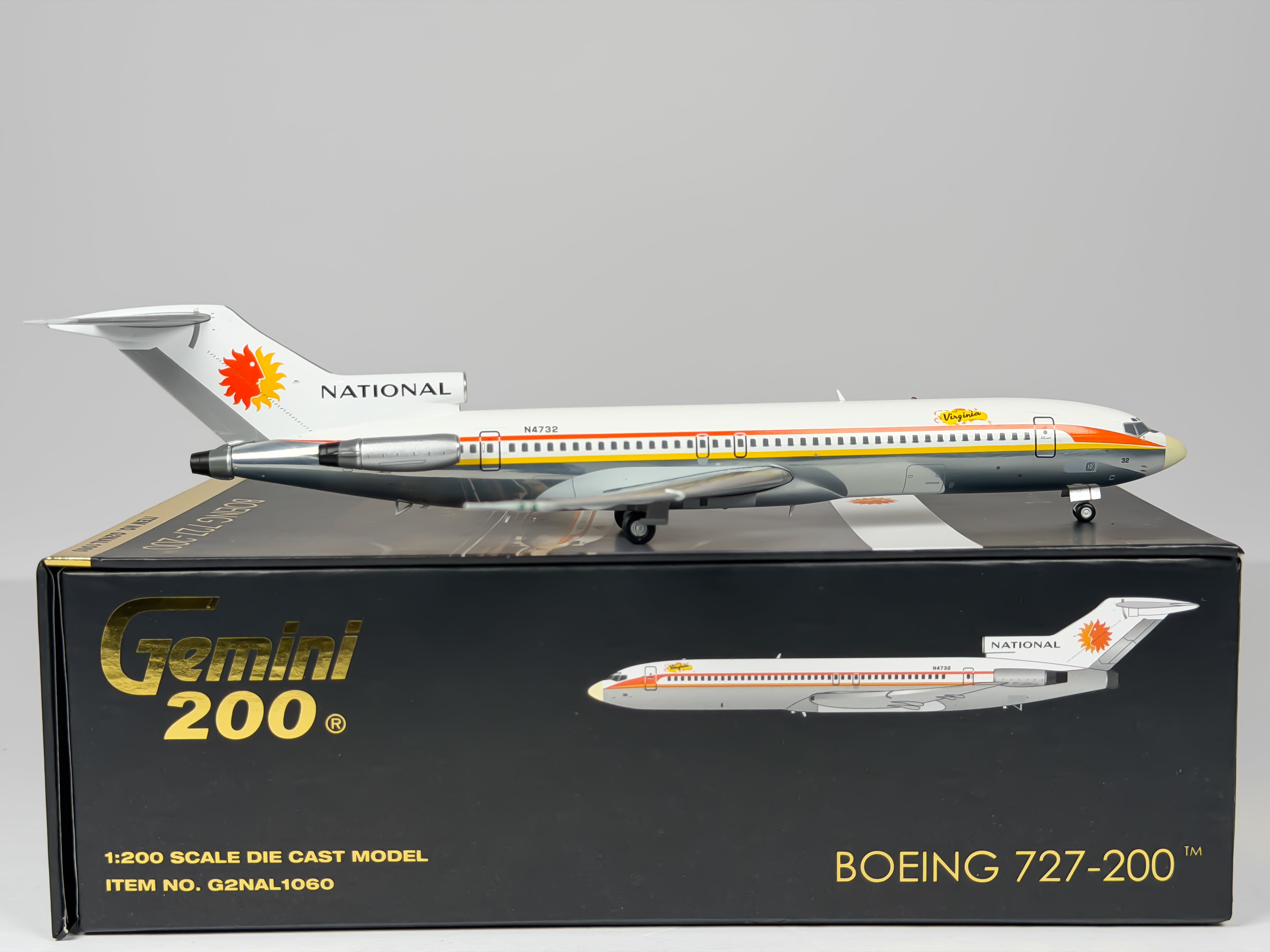 National Airlines Boeing 727-200 1:200 Gemini Jets N4732 (G2NAL1060)