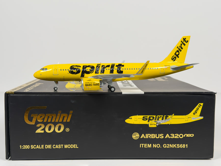 Spirit Airlines Airbus A320neo 1:200 Gemini Jets N902NK (G2NKS681)