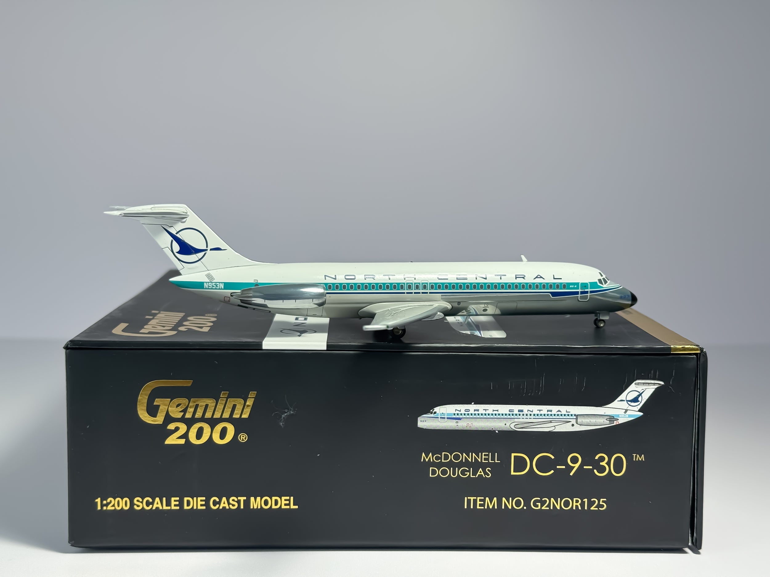 North Central Airlines Douglas DC-9-30 1:200 Gemini Jets N953N (G2NOR125)