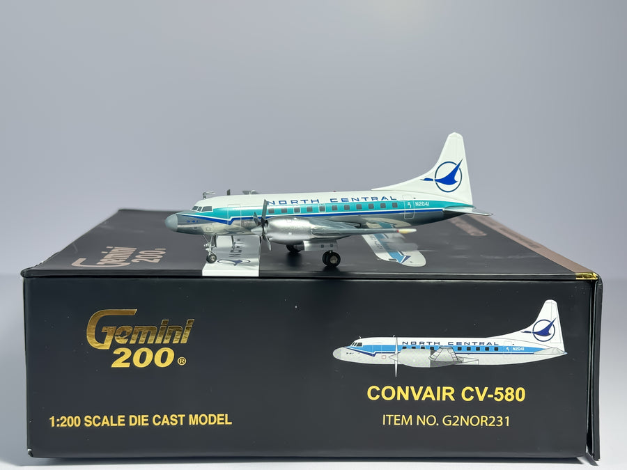 North Central Airlines Convair CV-580 1:200 Gemini Jets N2041 (G2NOR231)
