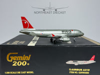Northwest Airlines Airbus A319 1:200 Gemini Jets N367NB (G2NWA003)