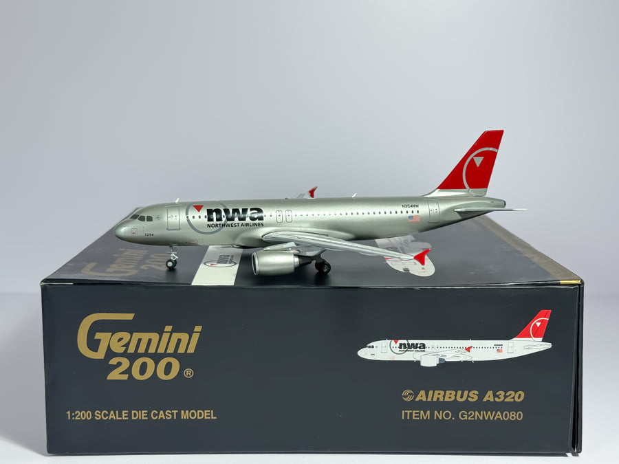 Northwest Airlines Airbus A320 1:200 Gemini Jets N354NW (G2NWA080)