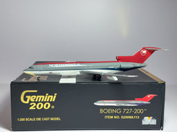 Northwest Airlines Boeing 727-200 1:200 Gemini Jets N203US (G2NWA113)