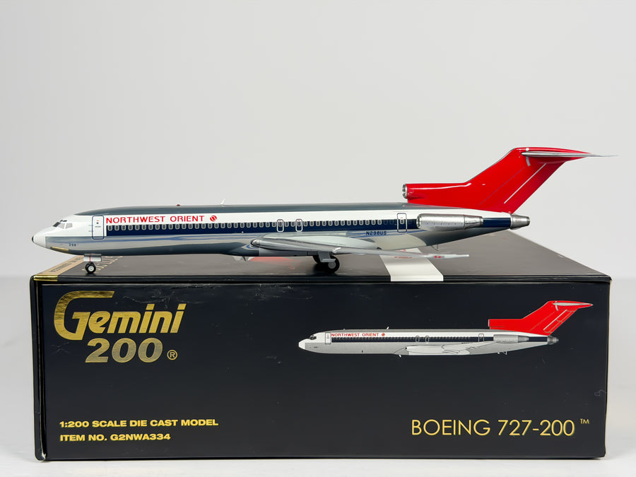 Northwest Orient Boeing 727-200 1:200 Gemini Jets N298US (G2NWA334)