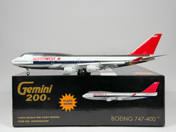 Northwest Airlines Boeing 747-400 1:200 Gemini Jets N663US (G2NWA909F) (Flaps Down Version)