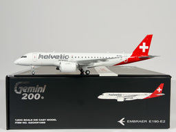 Helvetic Embraer E195-E2 1:200 Gemini Jets HB-AZC (G2OAW1388)
