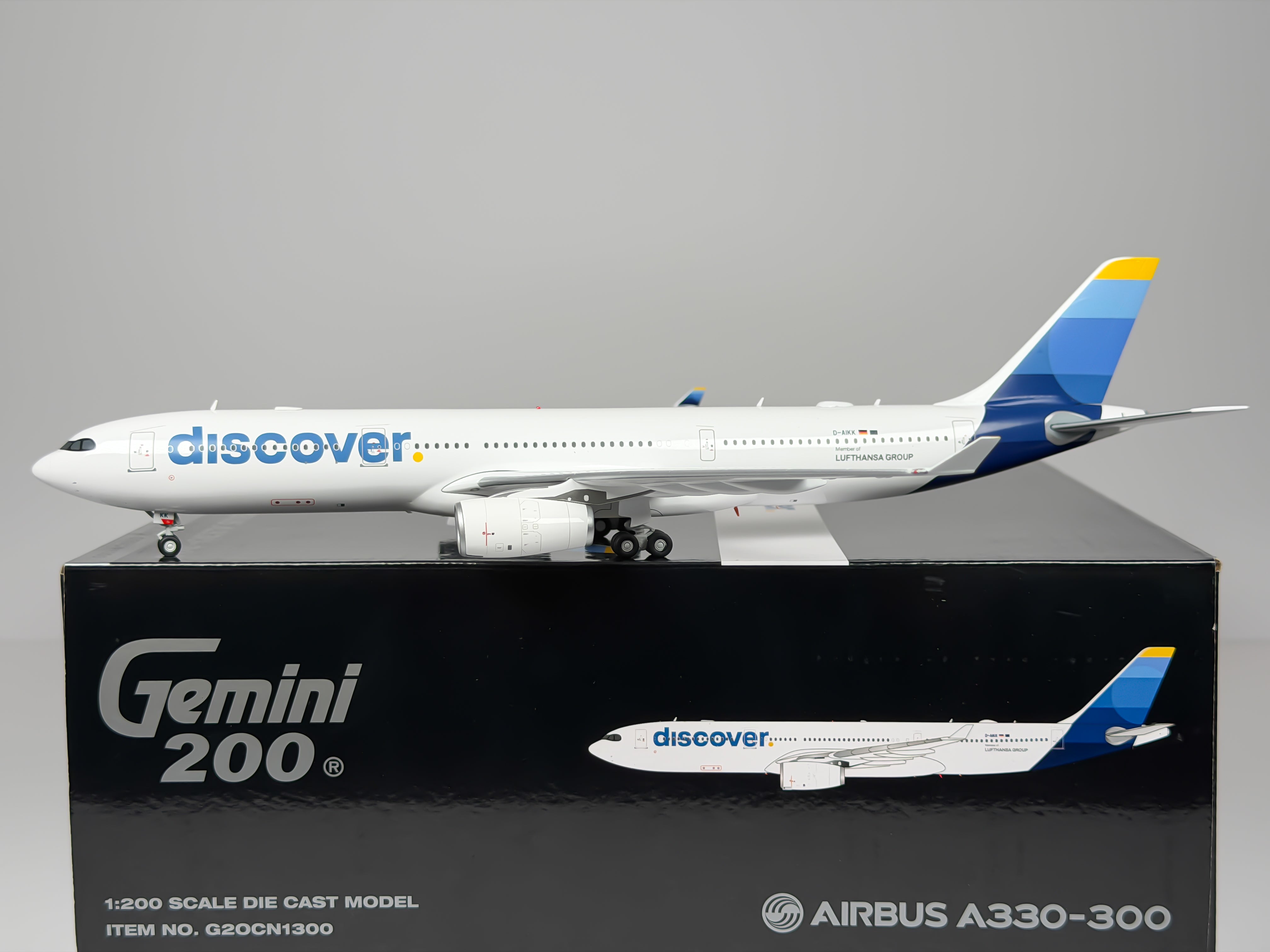 Discover Airlines Airbus A330-300 1:200 Gemini Jets D-AIKK (G2OCN1300)