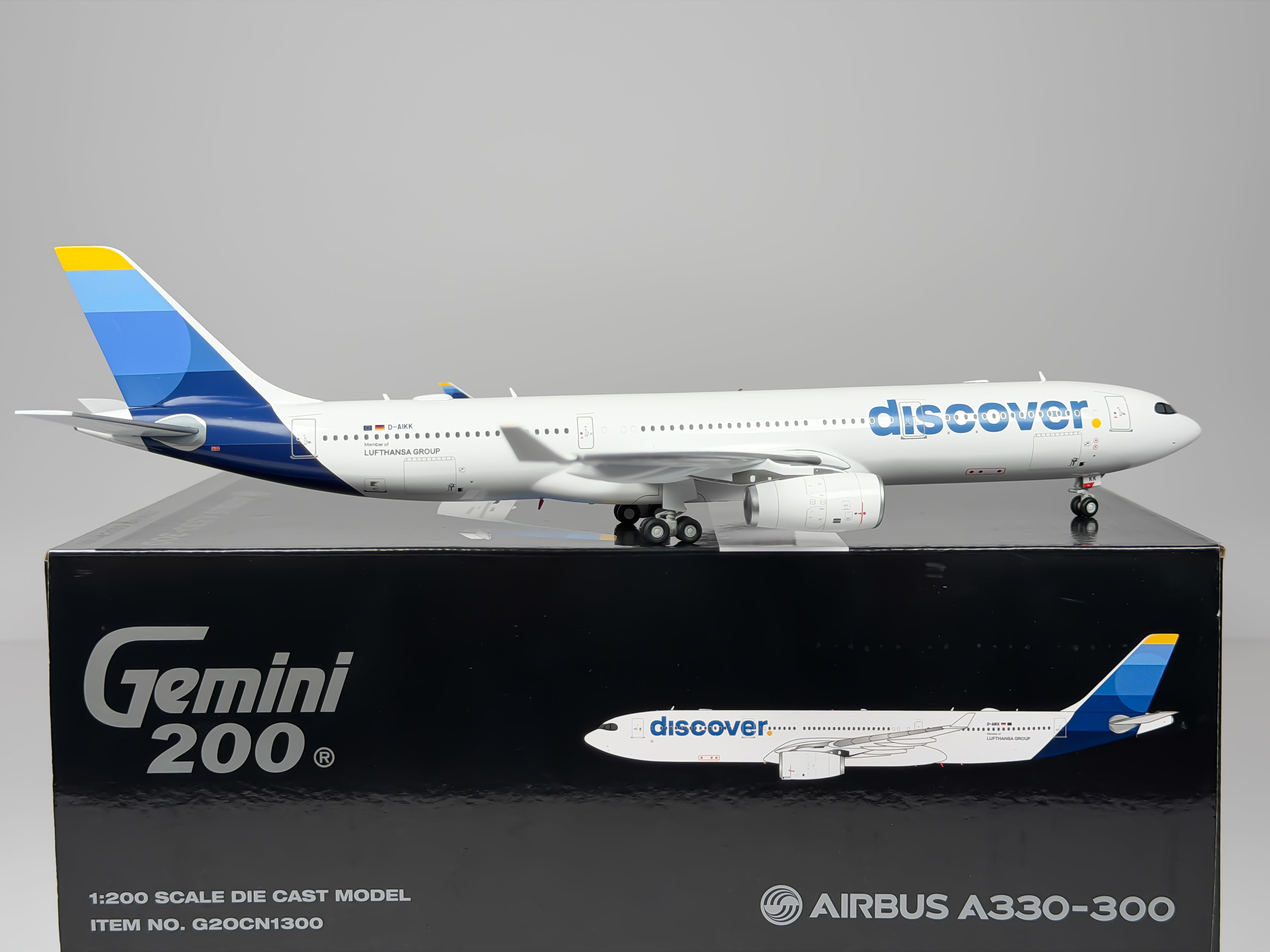 Discover Airlines Airbus A330-300 1:200 Gemini Jets D-AIKK (G2OCN1300)