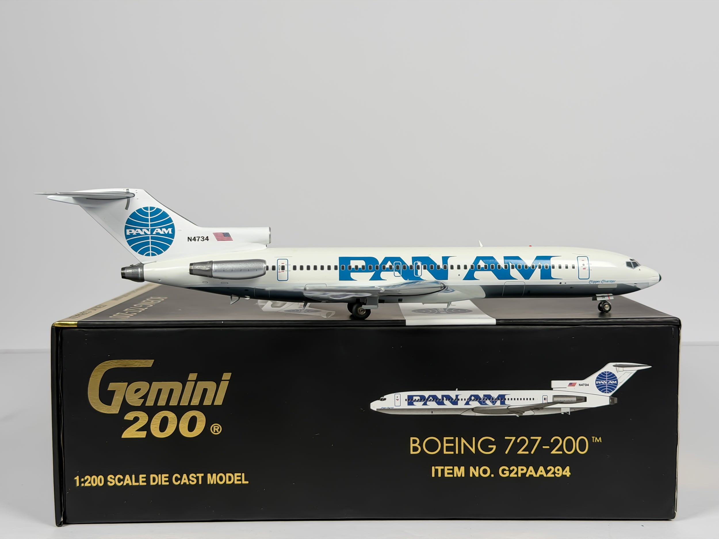 Pan American Boeing 727-200 1:200 Gemini Jets N4734 (G2PAA294)