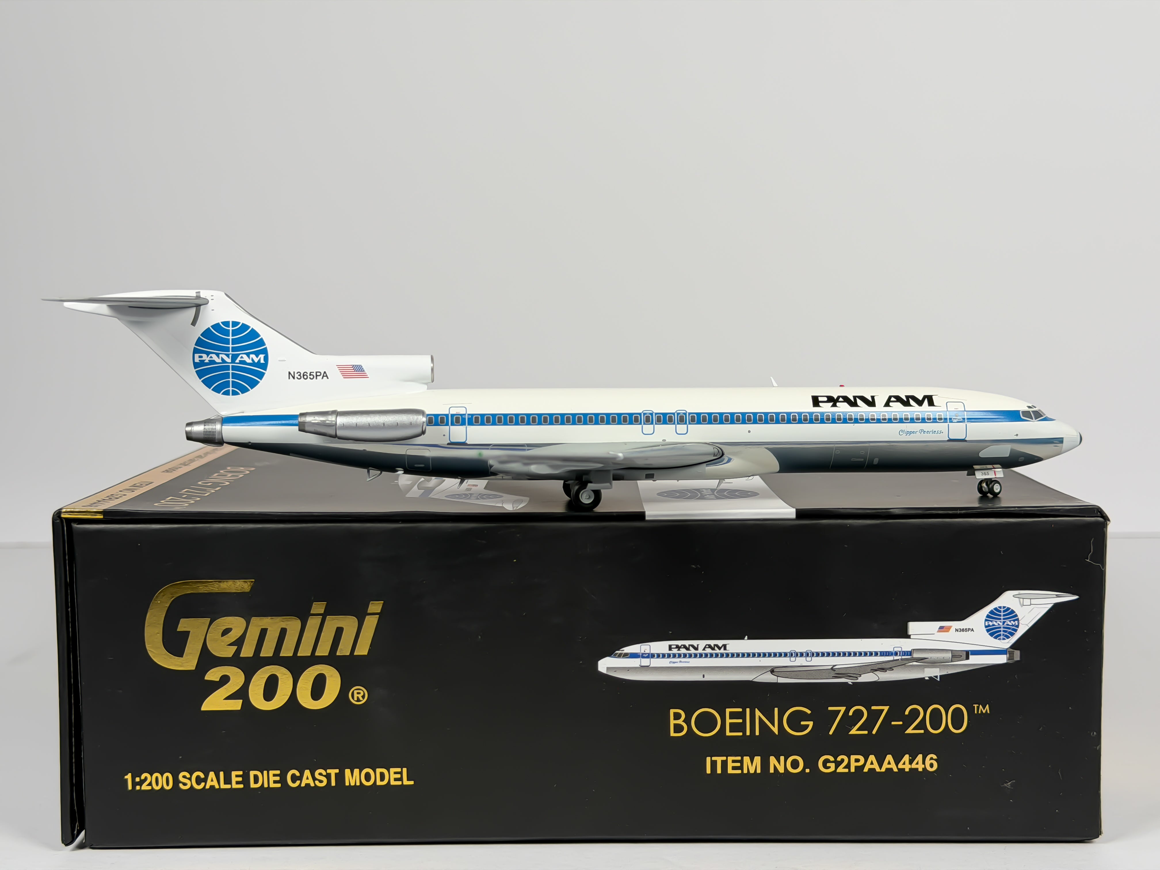 Pan American Boeing 727-200 1:200 Gemini Jets N365PA (G2PAA446)