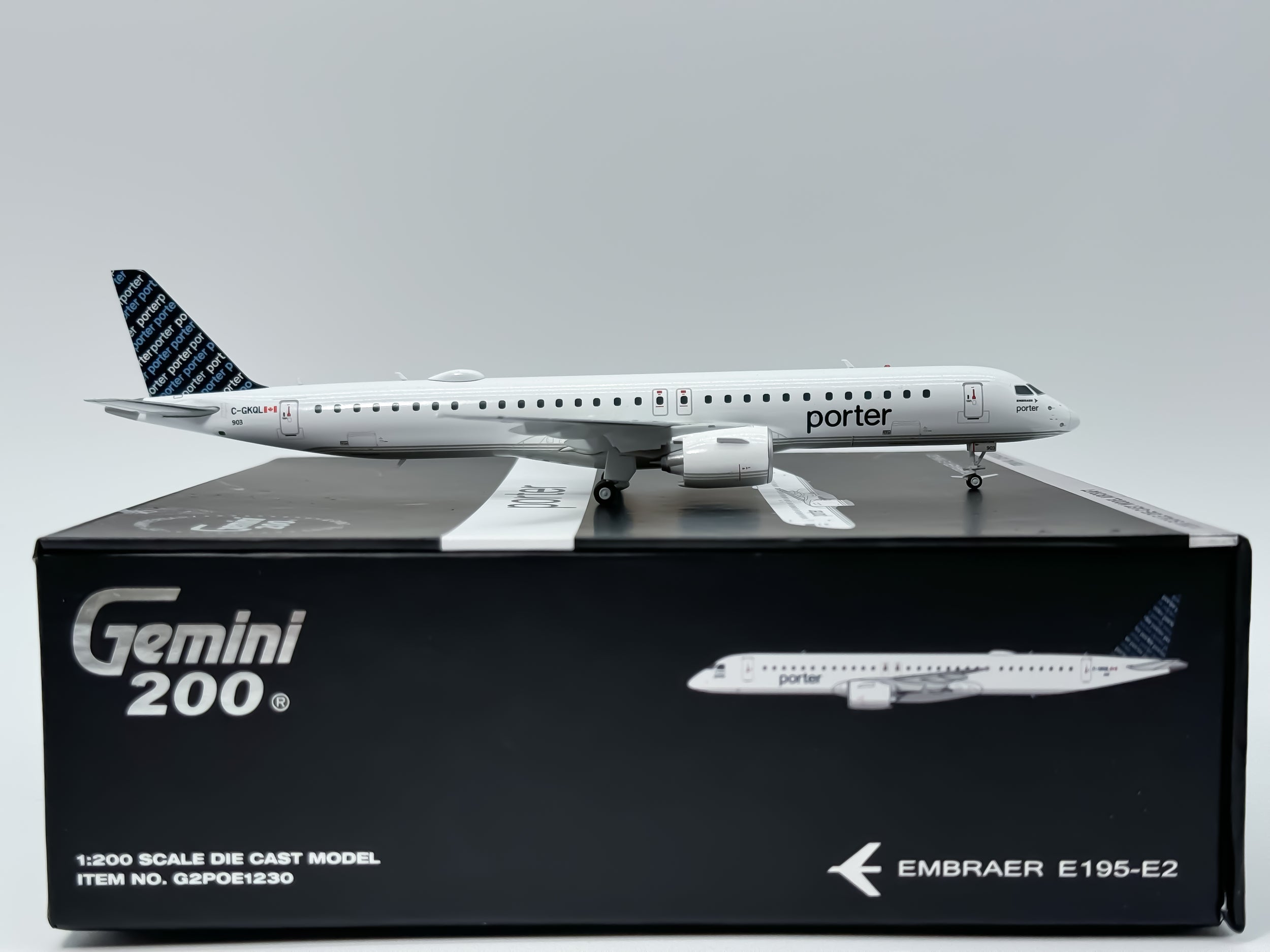 Porter Airlines Embraer E195-E2 1:200 Gemini Jets C-GKQL (G2POE1230)