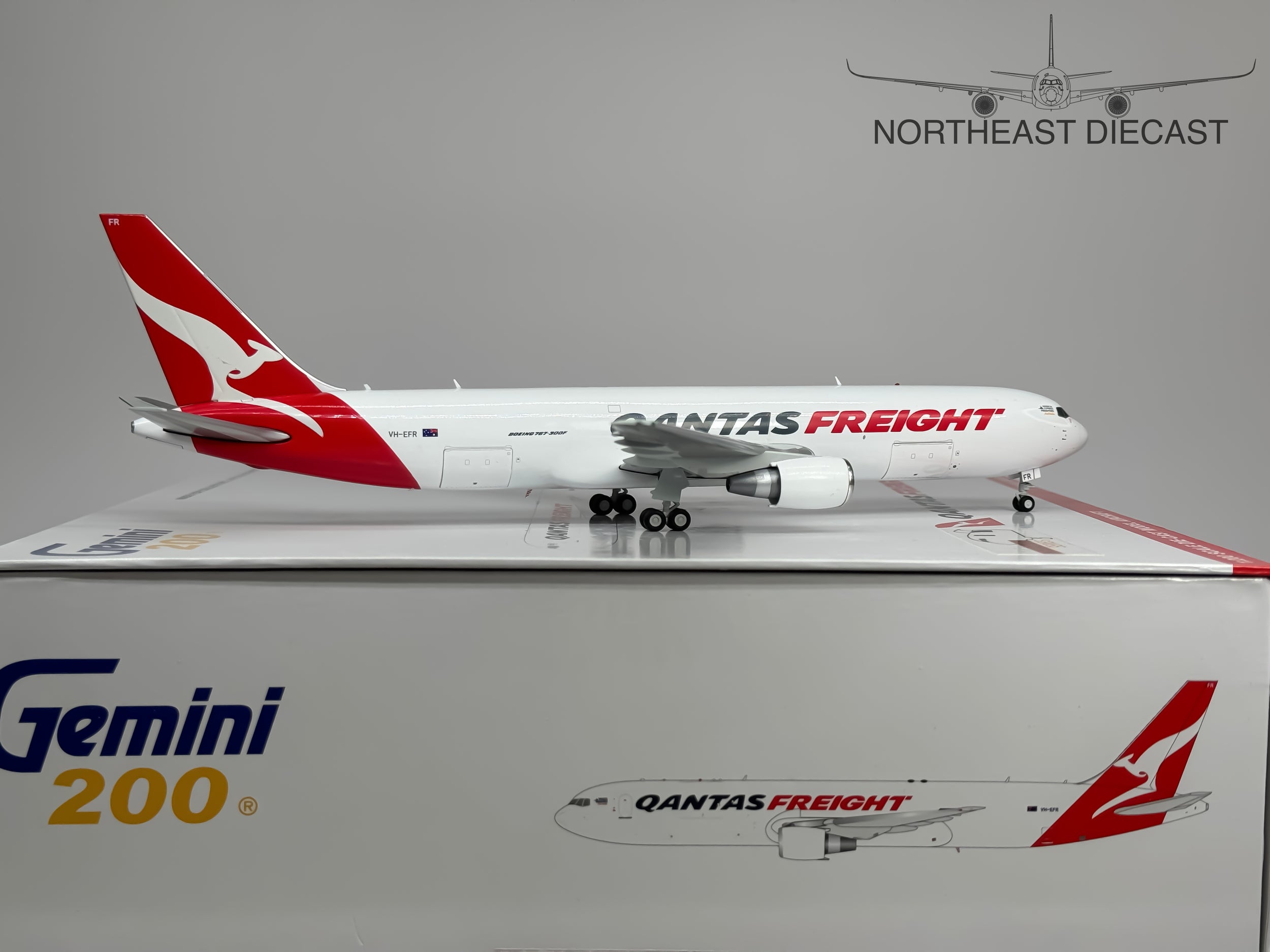Qantas Freight Boeing 767-300ERF 1:200 Gemini Jets VH-EFR (G2QFA1172)