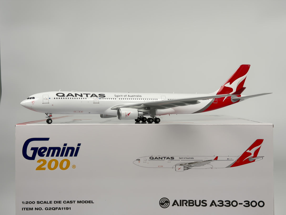 Qantas Airways Airbus A330-300 1:200 Gemini Jets VH-QPH (G2QFA1191)