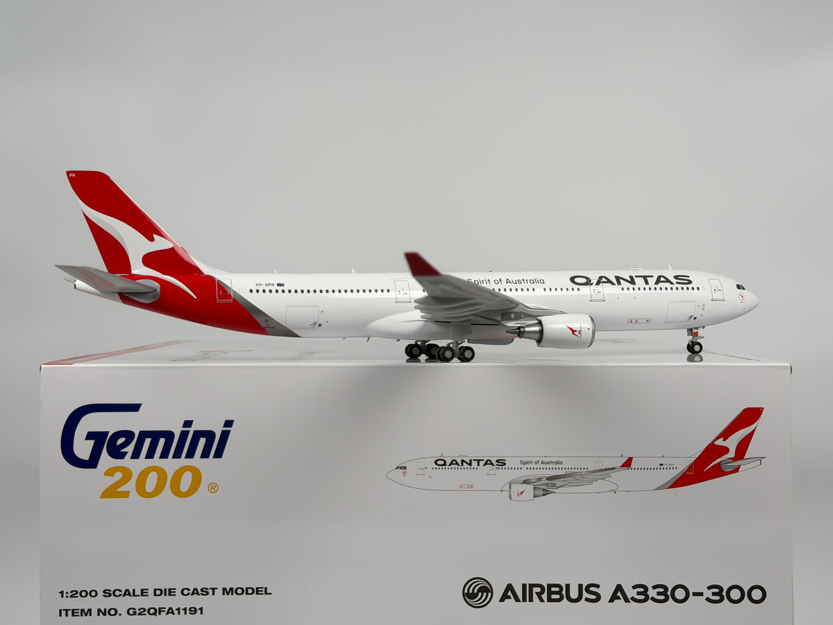 Qantas Airways Airbus A330-300 1:200 Gemini Jets VH-QPH (G2QFA1191)