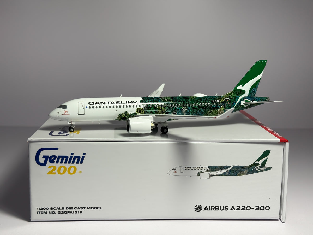 Qantas Link Airbus A220-300 1:200 Gemini Jets VH-X4A (G2QFA1319)