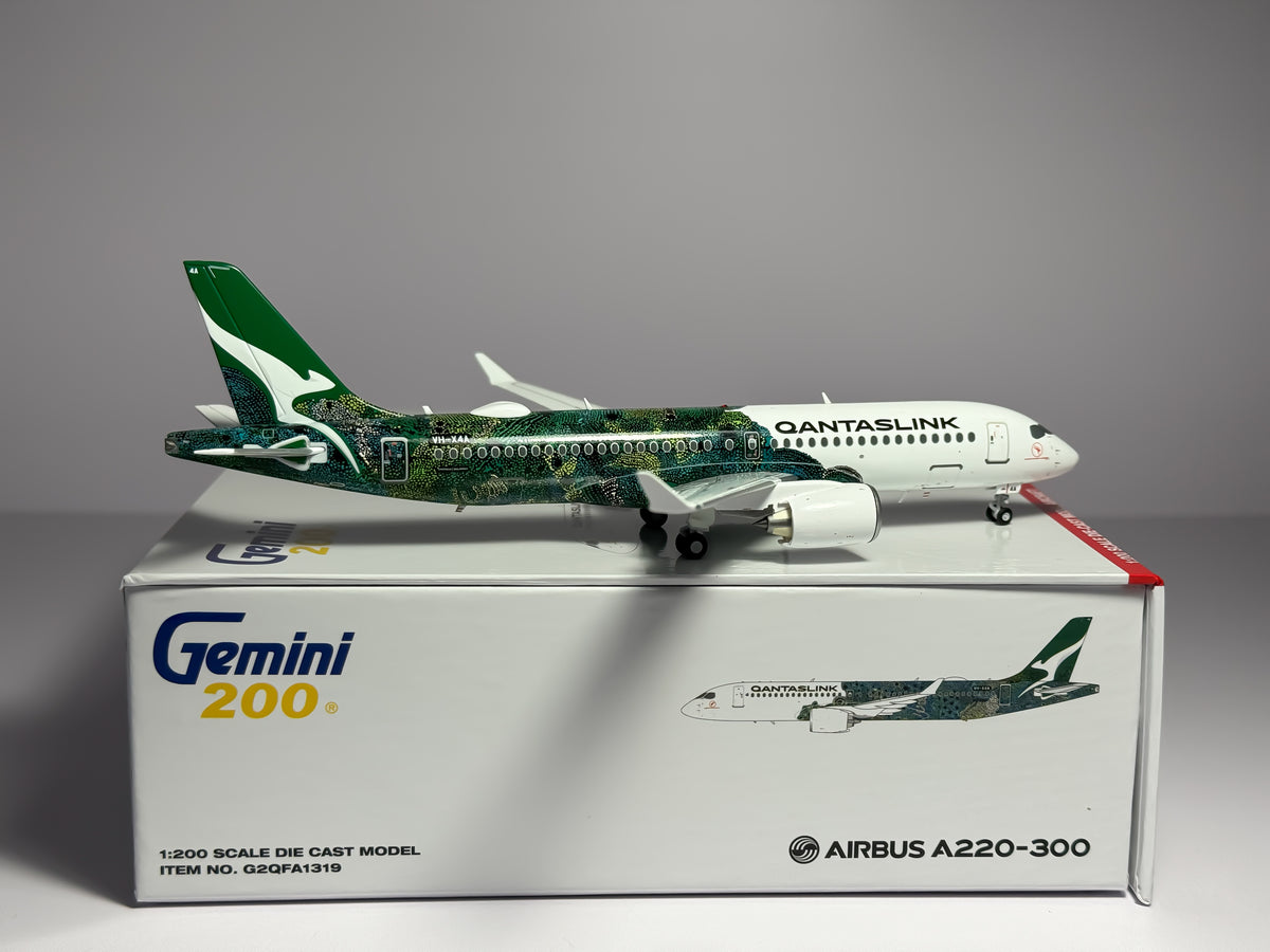 Qantas Link Airbus A220-300 1:200 Gemini Jets VH-X4A (G2QFA1319)