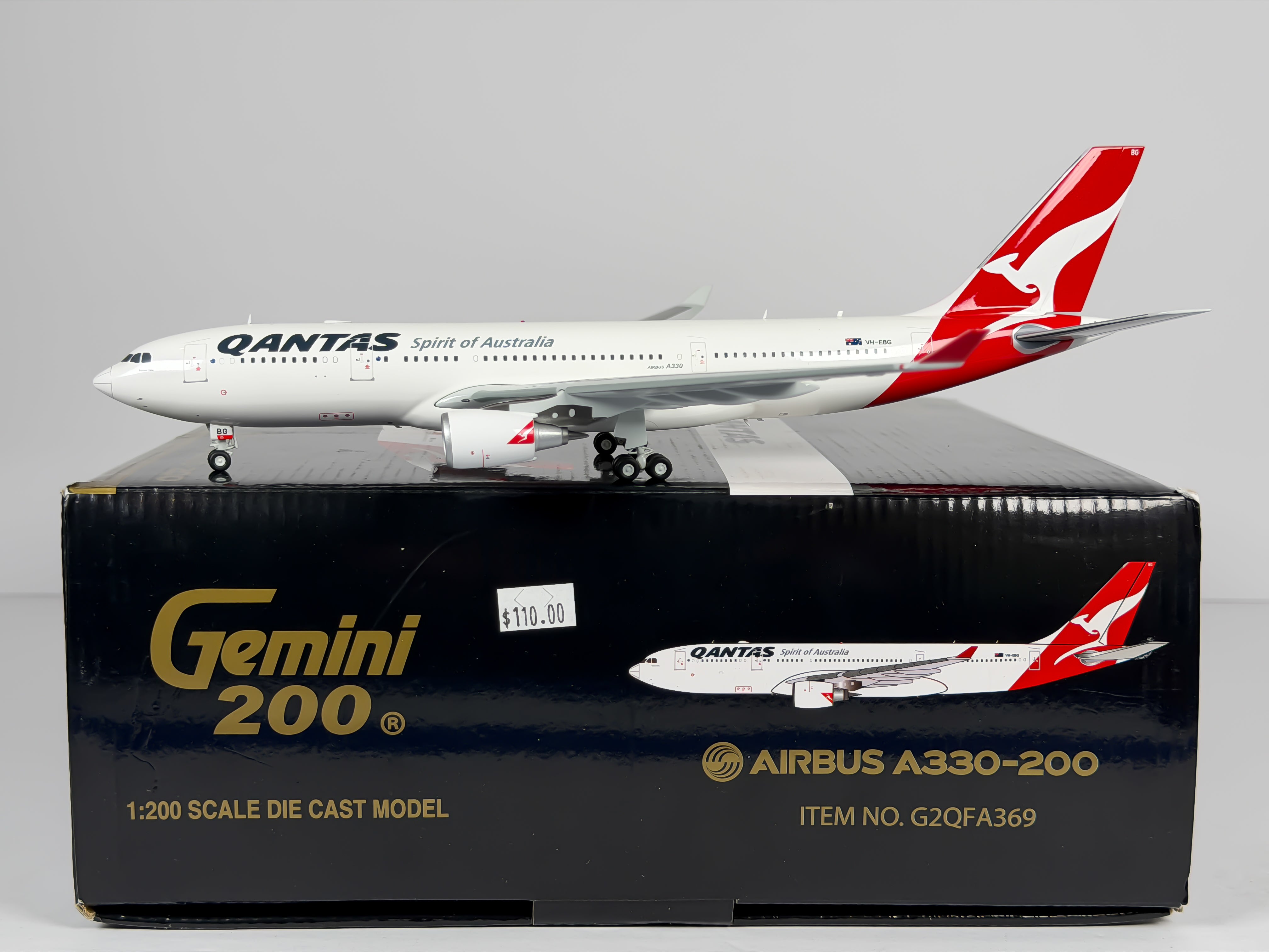 Qantas Airways Airbus A330-200 1:200 Gemini Jets VH-EBG (G2QFA369)