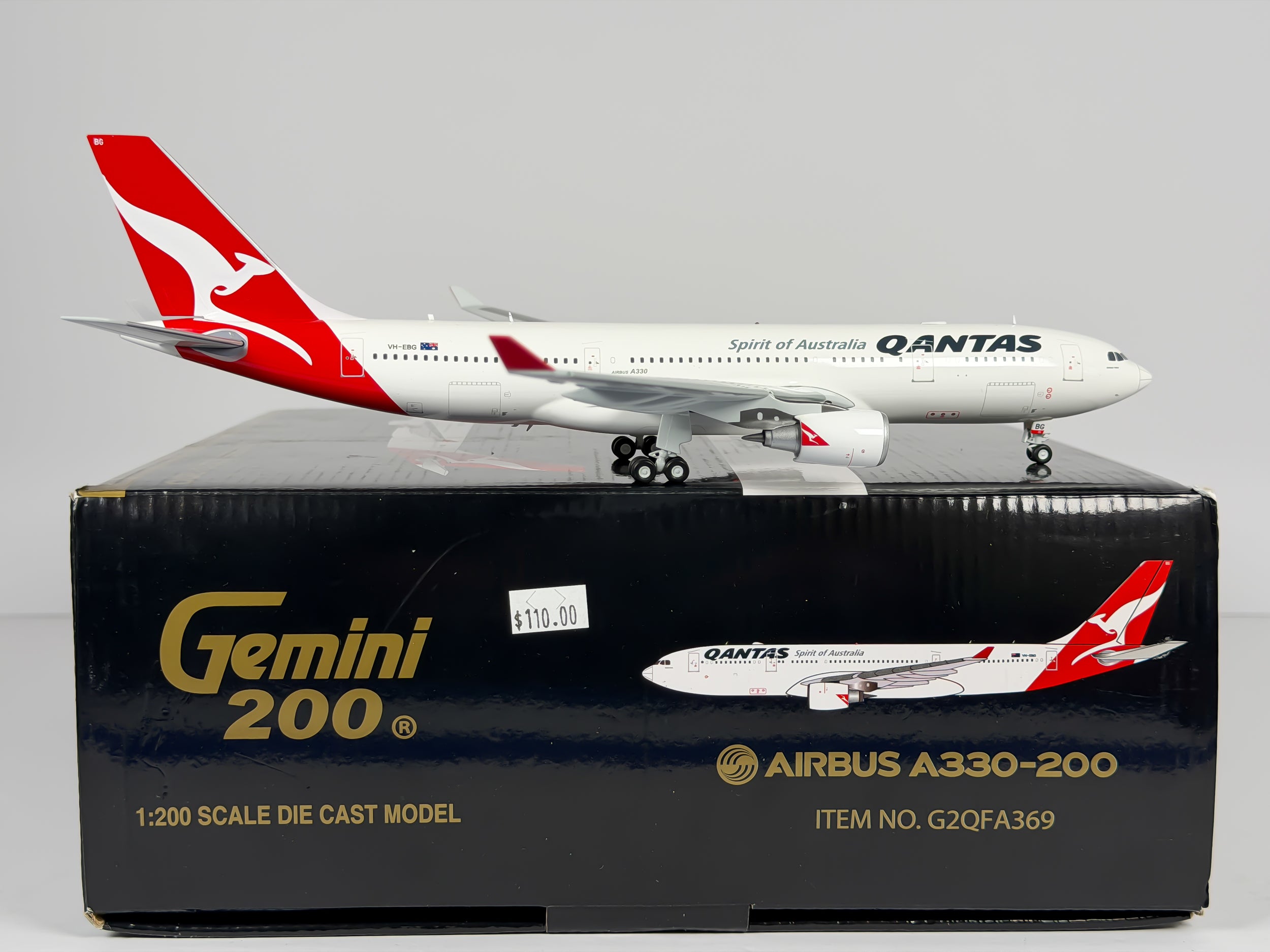 Qantas Airways Airbus A330-200 1:200 Gemini Jets VH-EBG (G2QFA369)