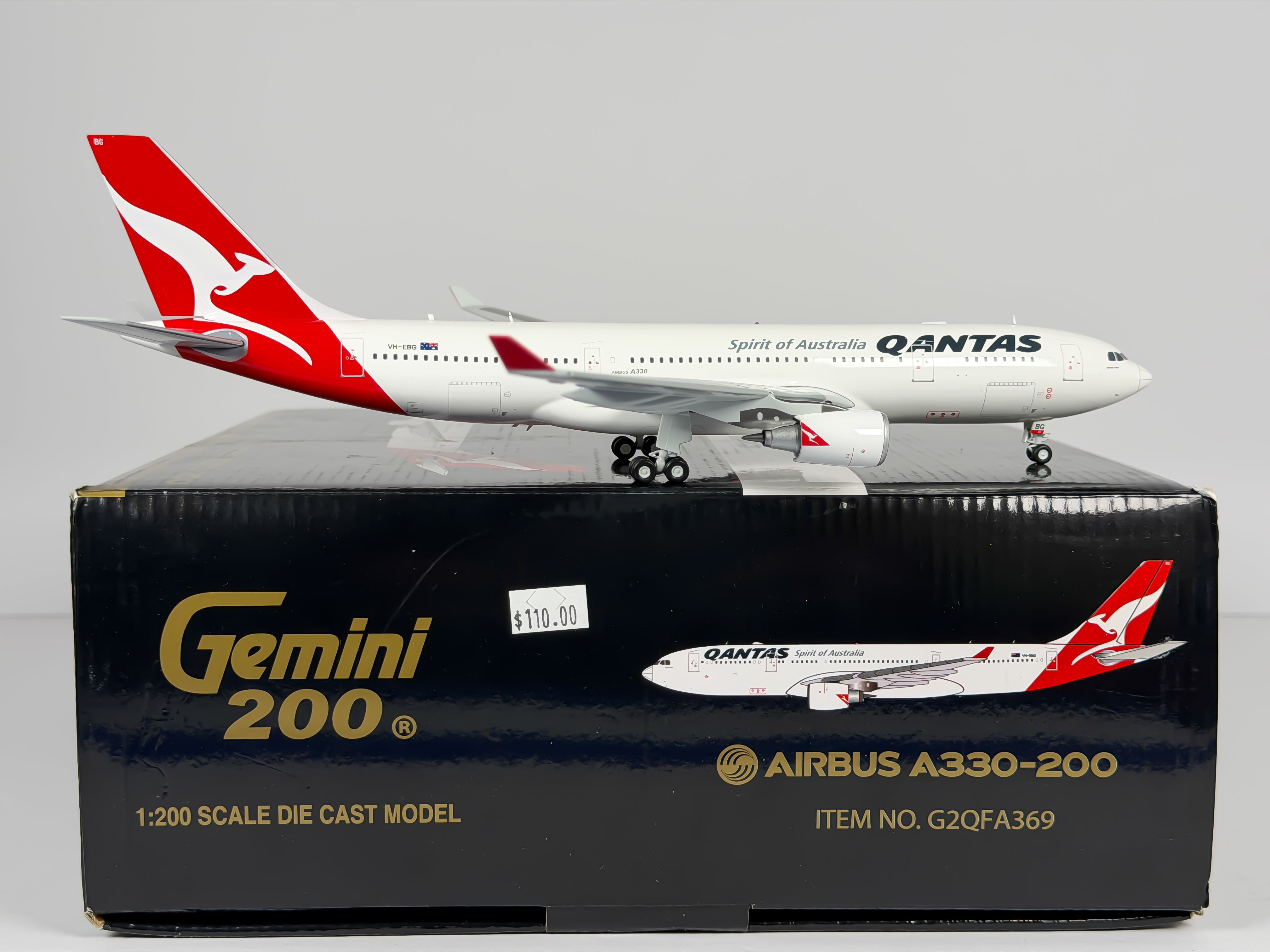 Qantas Airways Airbus A330-200 1:200 Gemini Jets VH-EBG (G2QFA369)