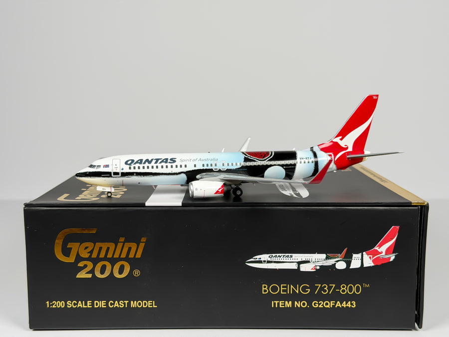 Qantas Airways Boeing 737-800 1:200 Gemini Jets VH-XZJ (G2QFA443)