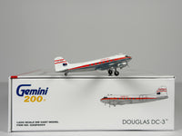 Qantas Airways Douglas DC-3 1:200 Gemini Jets VH-EBU (G2QFA553)