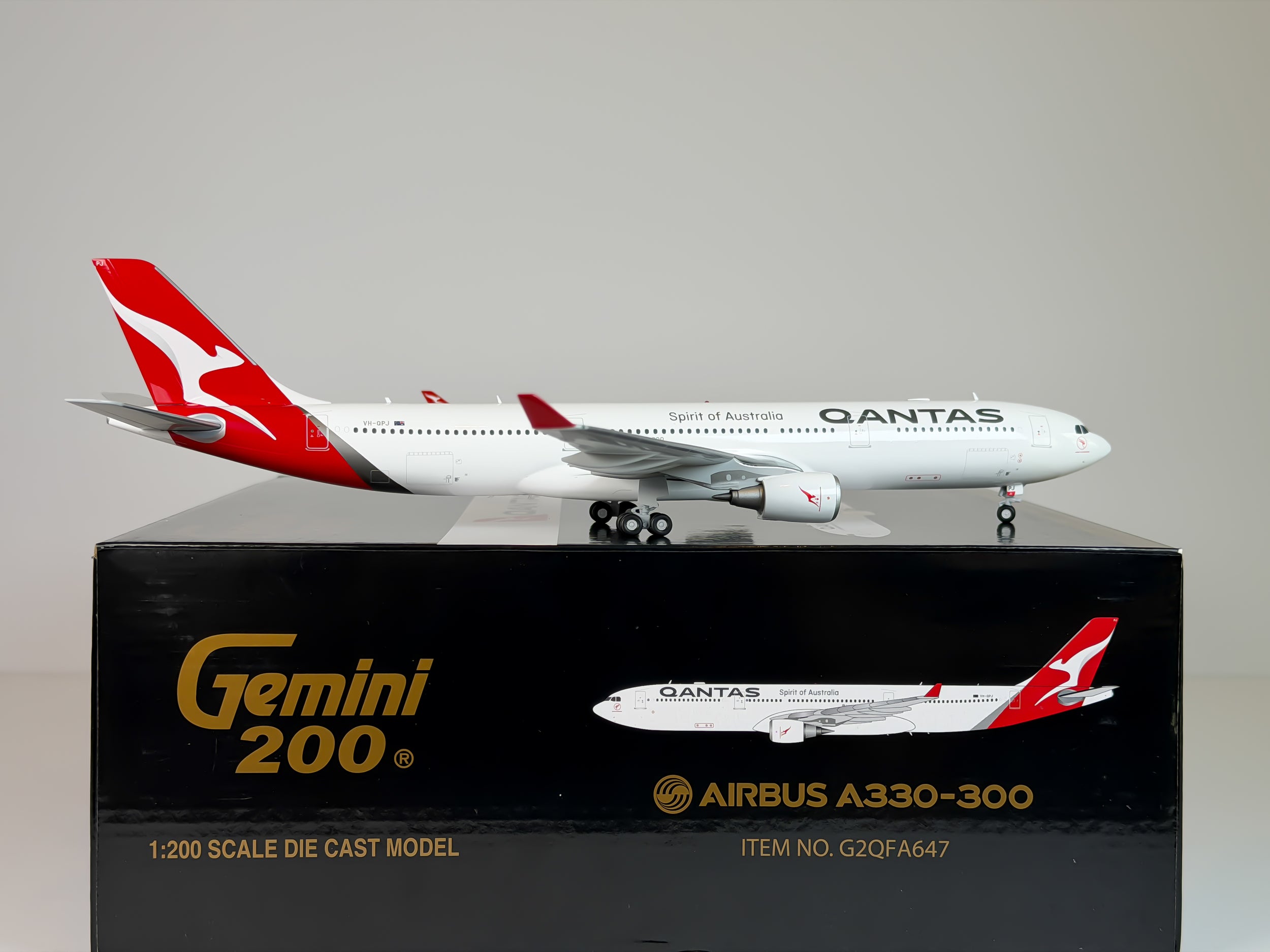 Qantas Airways Airbus A330-300 1:200 Gemini Jets VH-QPJ (G2QFA647)
