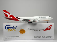 Qantas Airways Boeing 747-400 1:200 Gemini Jets VH-OEH (G2QFA734F) (Flaps Down Version)