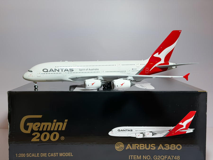 Qantas Airways Airbus A380-800 1:200 Gemini Jets VH-OQF (G2QFA748)
