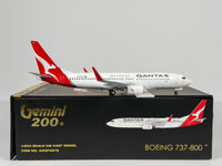 Qantas Airways Boeing 737-800 1:200 Gemini Jets VH-VZI (G2QFA878)