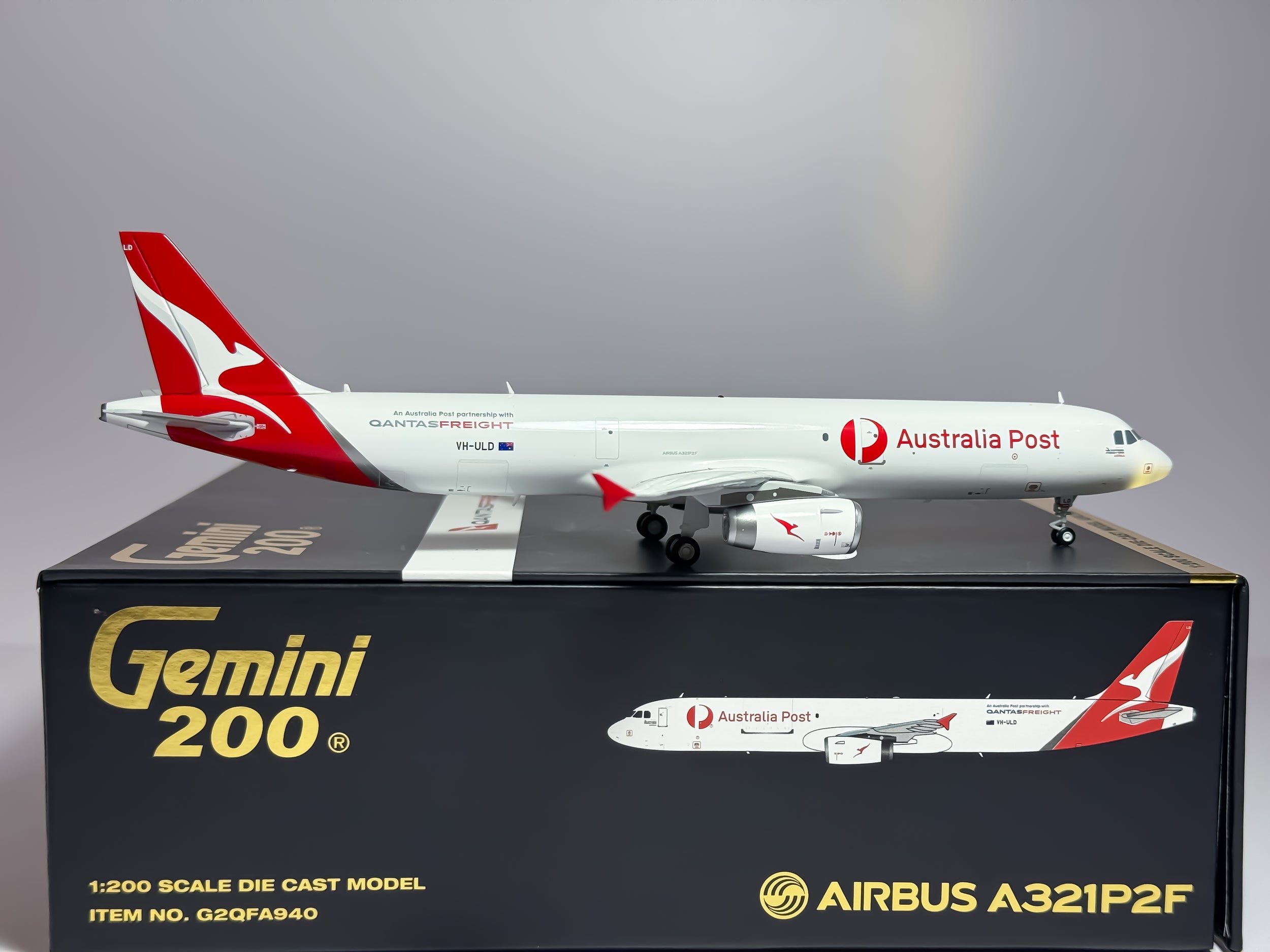 Qantas Freight Airbus A321P2F 1:200 Gemini Jets VH-ULD (G2QFA940)