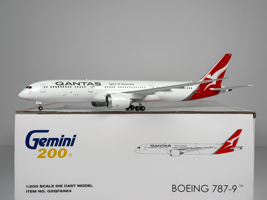 Qantas Airways Boeing 787-9 1:200 Gemini Jets VH-ZNK (G2QFA983)