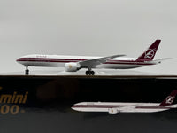 Gemini Jets 1:200 Qatar Airways Boeing 777-300ER A7-BAC 25th Anniversary G2QTR1145