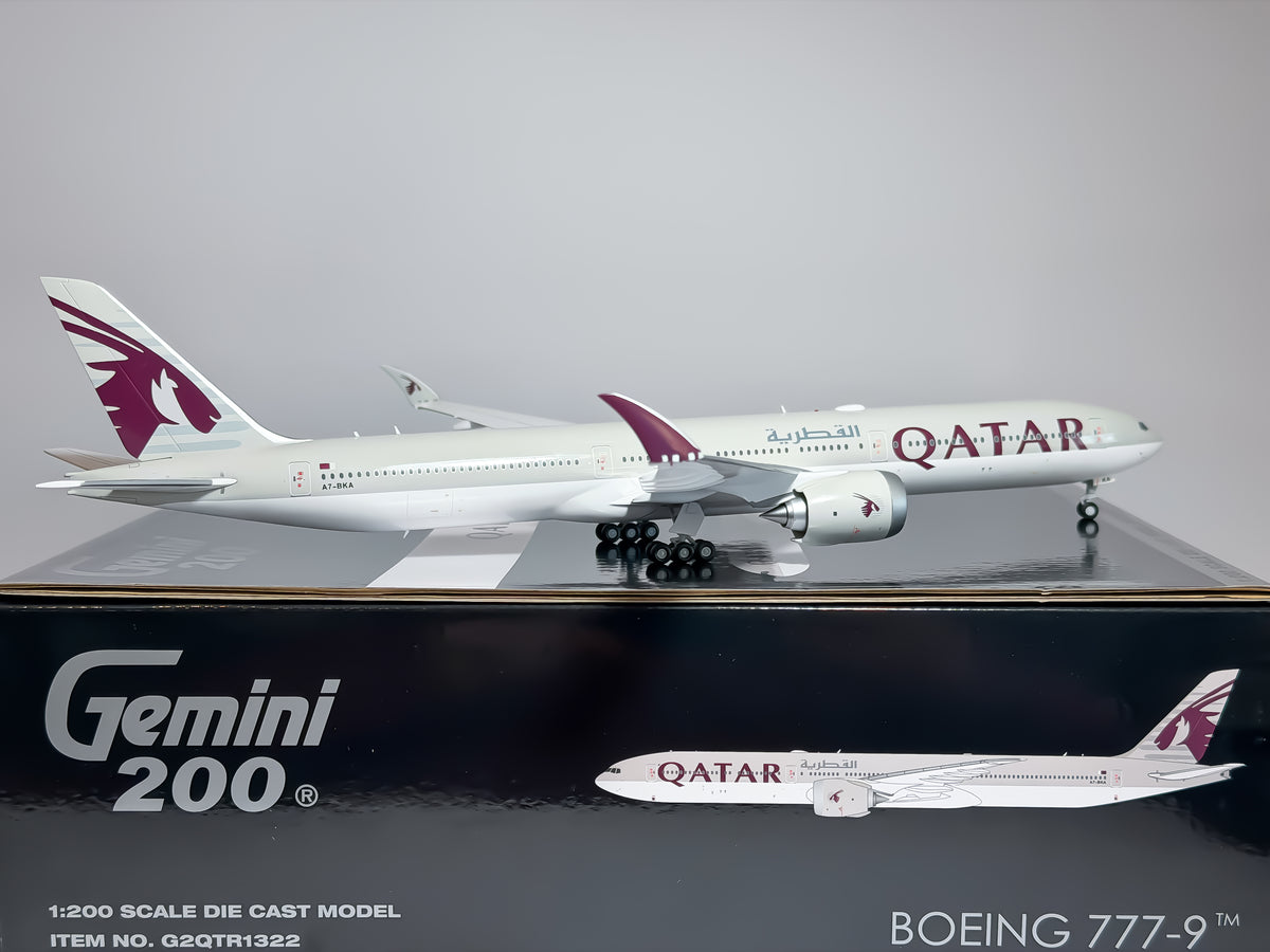 Qatar Airways Boeing 777-9 1:200 Gemini Jets A7-BKA (G2QTR1322)