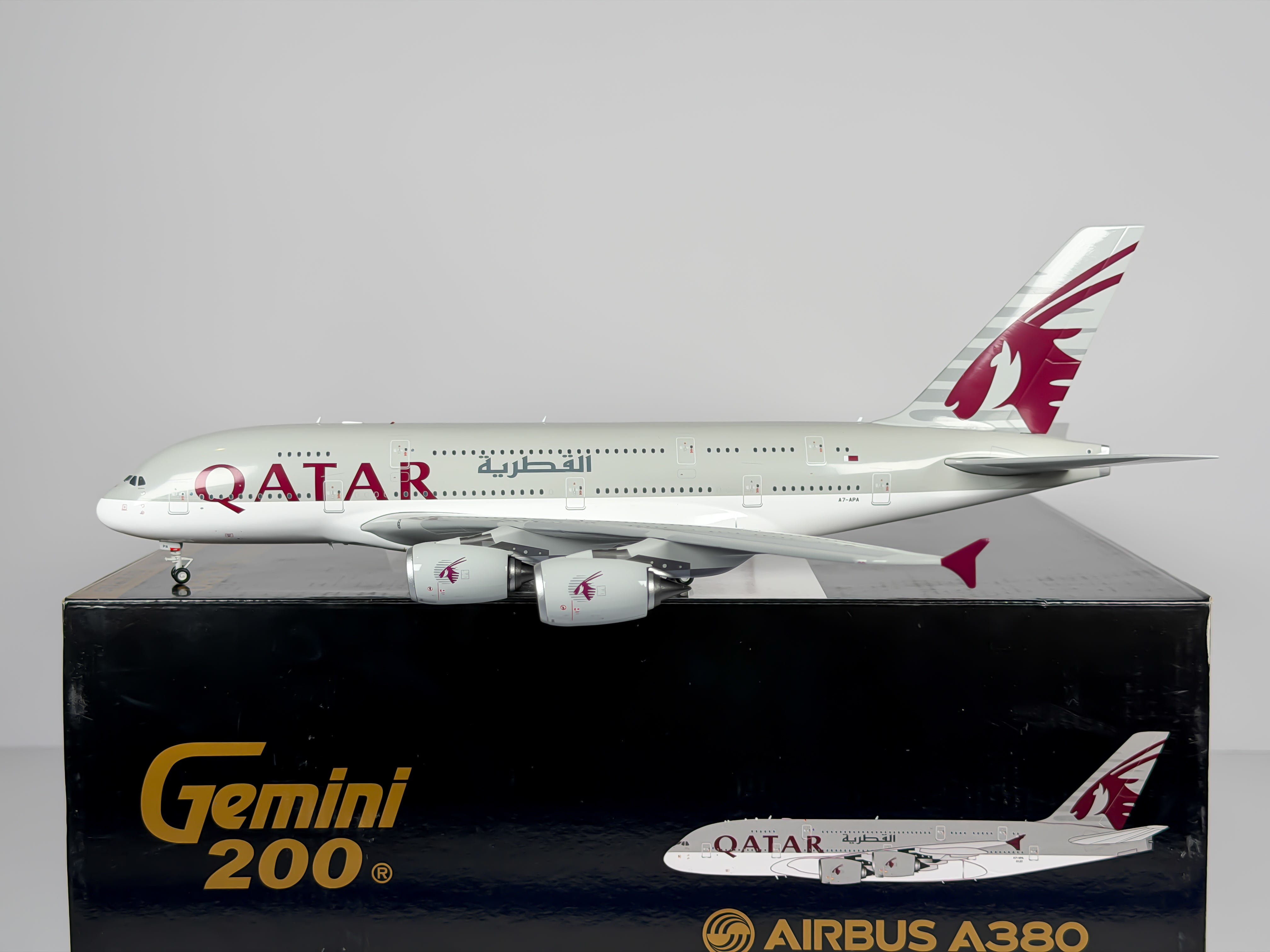 Qatar Airways Airbus A380-800 1:200 Gemini Jets A7-APA (G2QTR425)