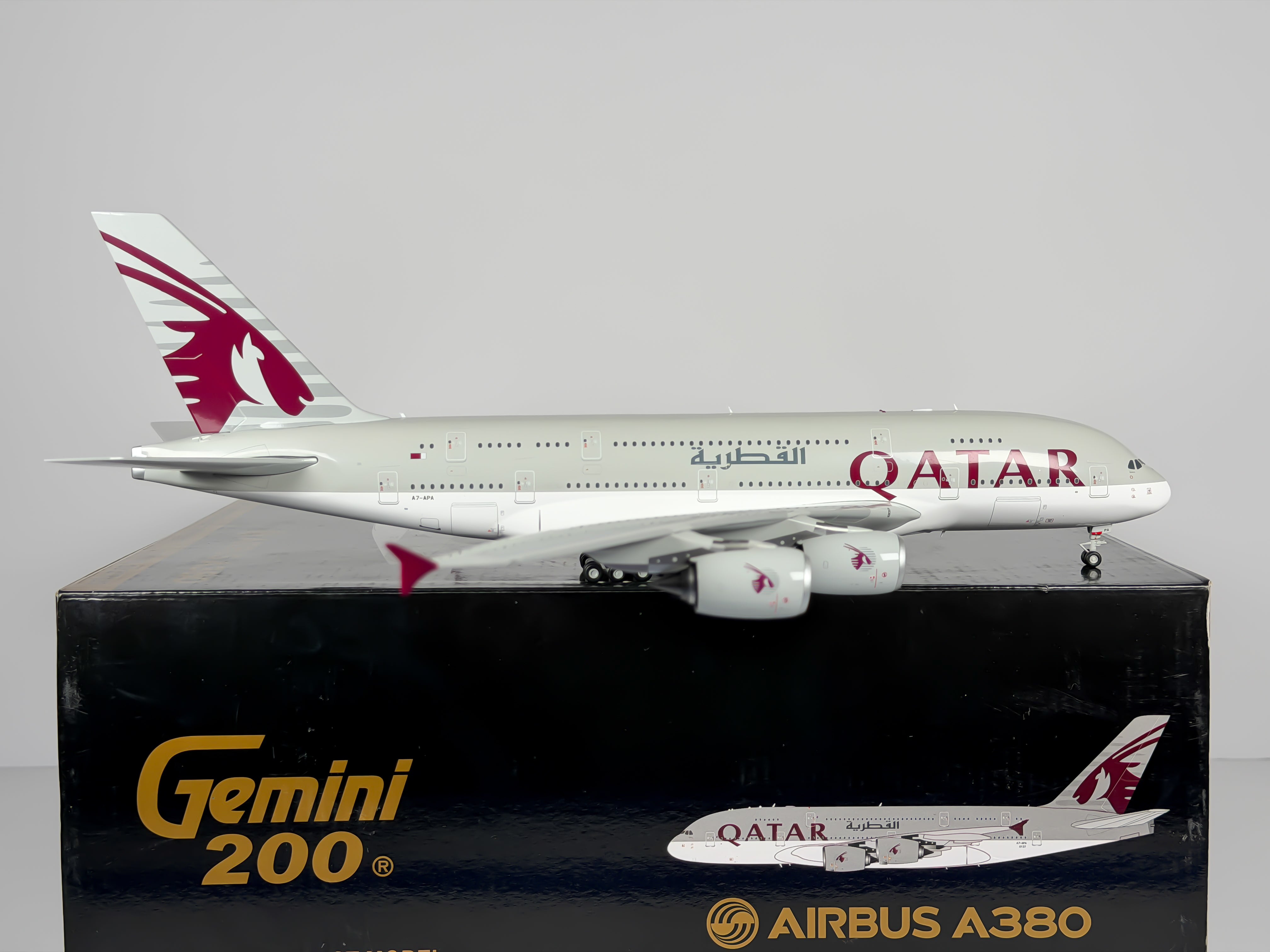 Qatar Airways Airbus A380-800 1:200 Gemini Jets A7-APA (G2QTR425)