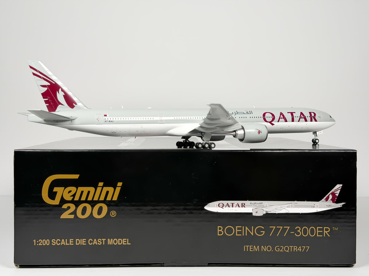 Qatar Airways Boeing 777-300ER 1:200 Gemini Jets A7-BAC (G2QTR477)