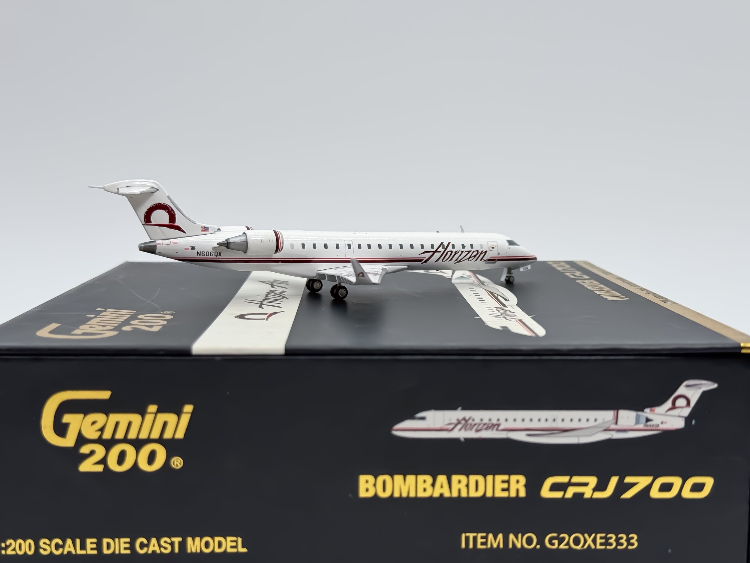 Horizon Air Bombardier CRJ700 1:200 Gemini Jets N606QX (G2QXE333)