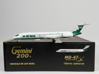 Reno Air McDonnell Douglas MD-87 1:200 Gemini Jets N751RA (G2ROA135)