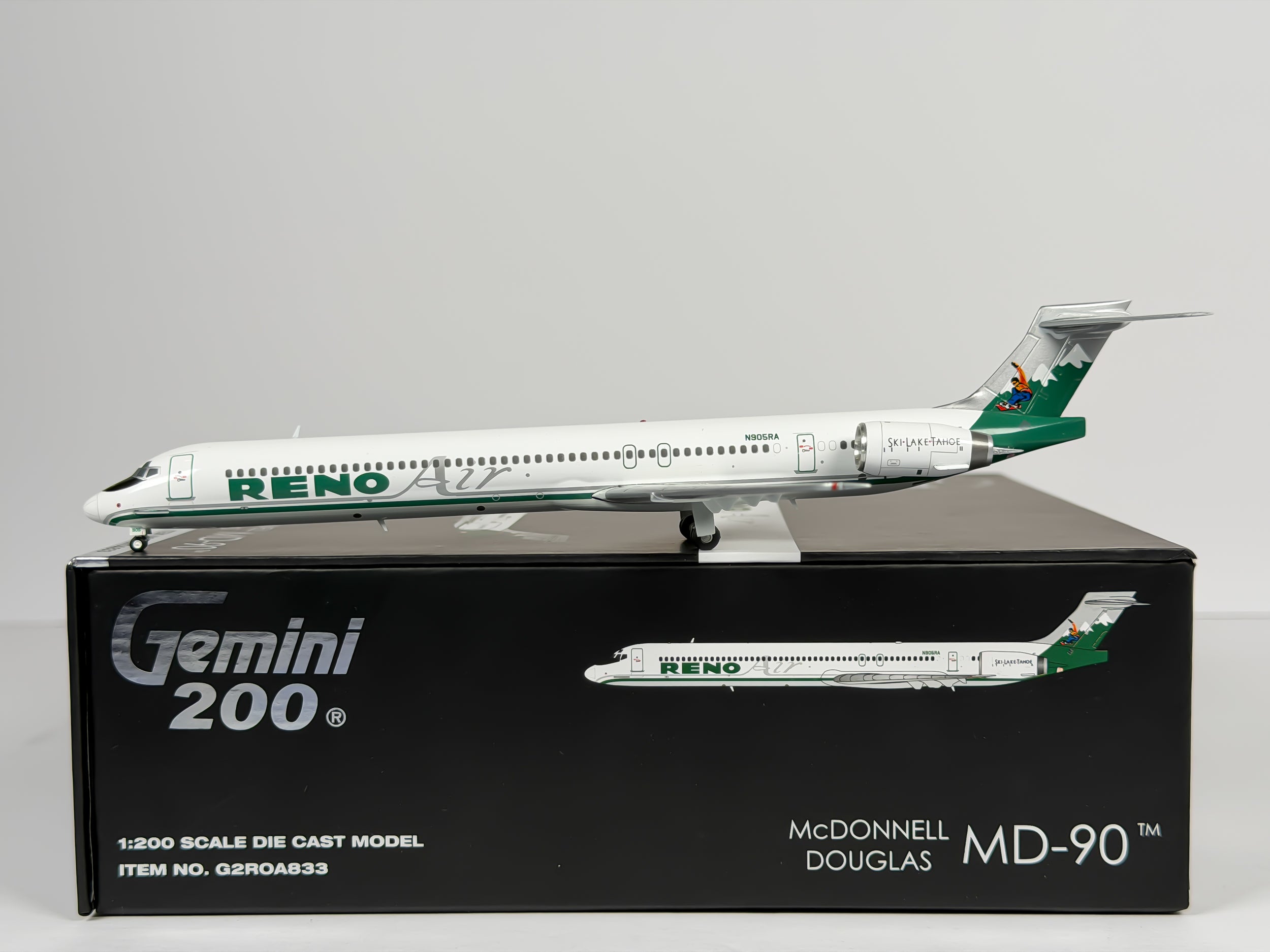 Reno Air McDonnell Douglas MD-90 1:200 Gemini Jets N905RA (G2ROA833)