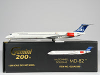 Scandinavian Airlines (SAS) McDonnell Douglas MD-82 1:200 Gemini Jets OY-KHG (G2SAS390)