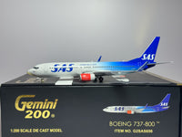 Scandinavian Airlines (SAS) Boeing 737-800 1:200 Gemini Jets LN-RGI (G2SAS656)