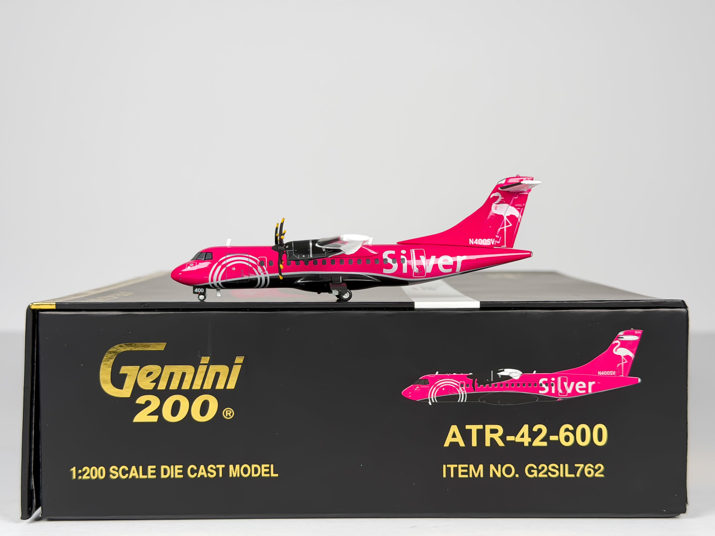 Silver Airways ATR 42-600 1:200 Gemini Jets N400SV (G2SIL762)