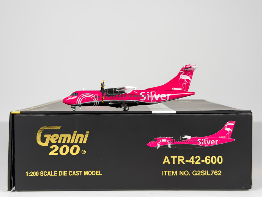 Silver Airways ATR 42-600 1:200 Gemini Jets N400SV (G2SIL762)